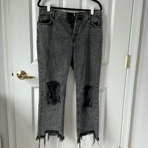 Free People Maggie Mid-rise Straight Leg